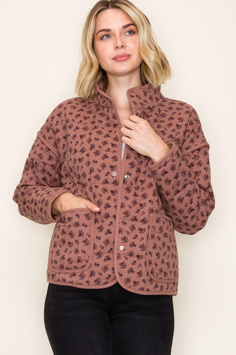 Floral Quilted Jacket