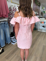 Rose Off-shoulder Mini Dress