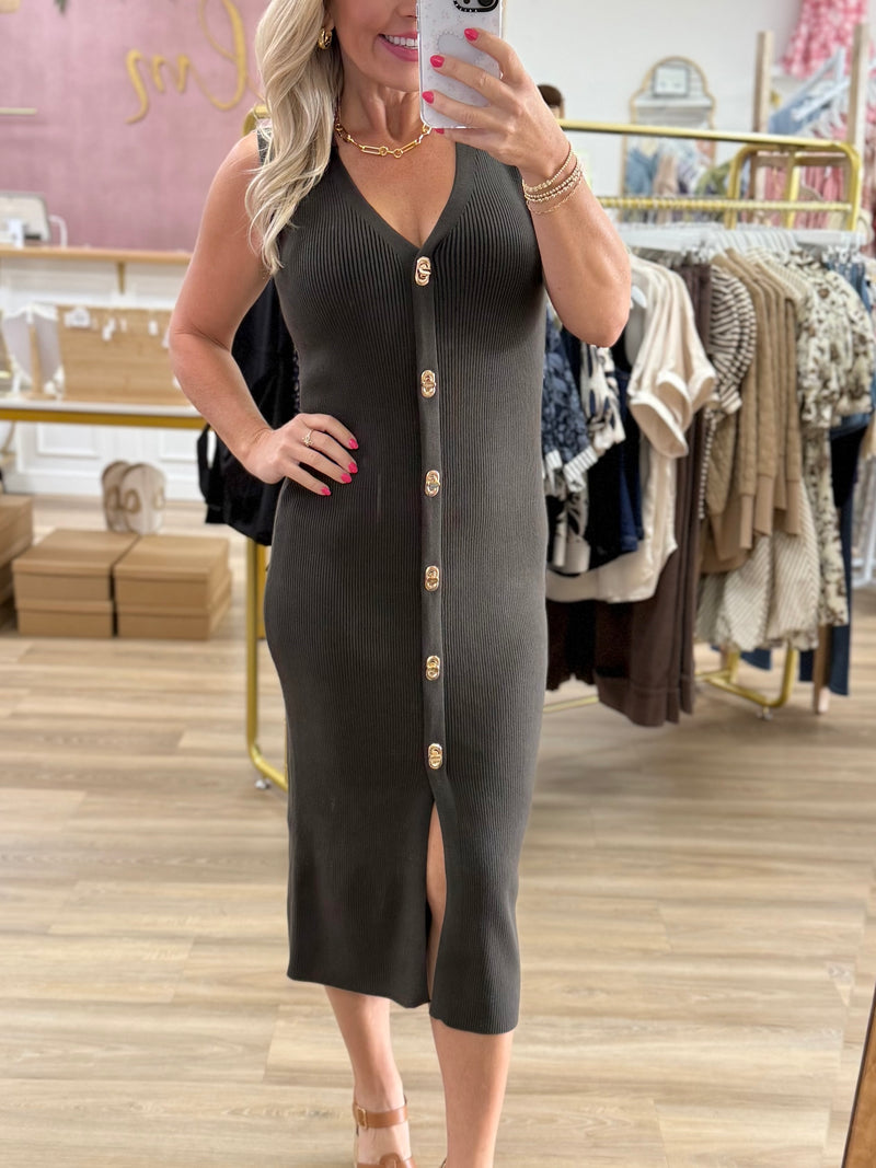 Sleeveless Midi Dress