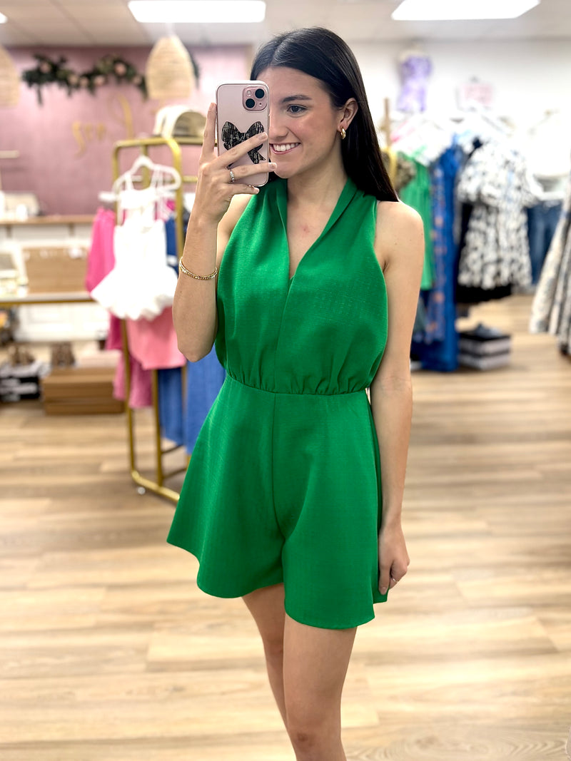 Halter Neck Romper