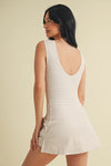 Sleeveless Wrap Tie Front Dress