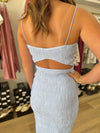 Blue Bodycon Midi