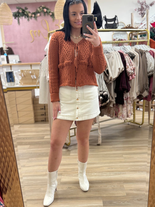 Tie Front Cardigan