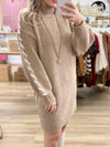 Tan Sweater Dress