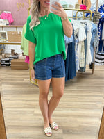 HR Dark Denim Shorts
