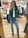 KUT Green Cropped Jacket