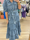 Denim Midi Dress