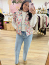 Floral Puffer Vest