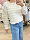 Ivory/Gold Lurex Sweater