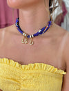 LSU Purple Scarf Necklace