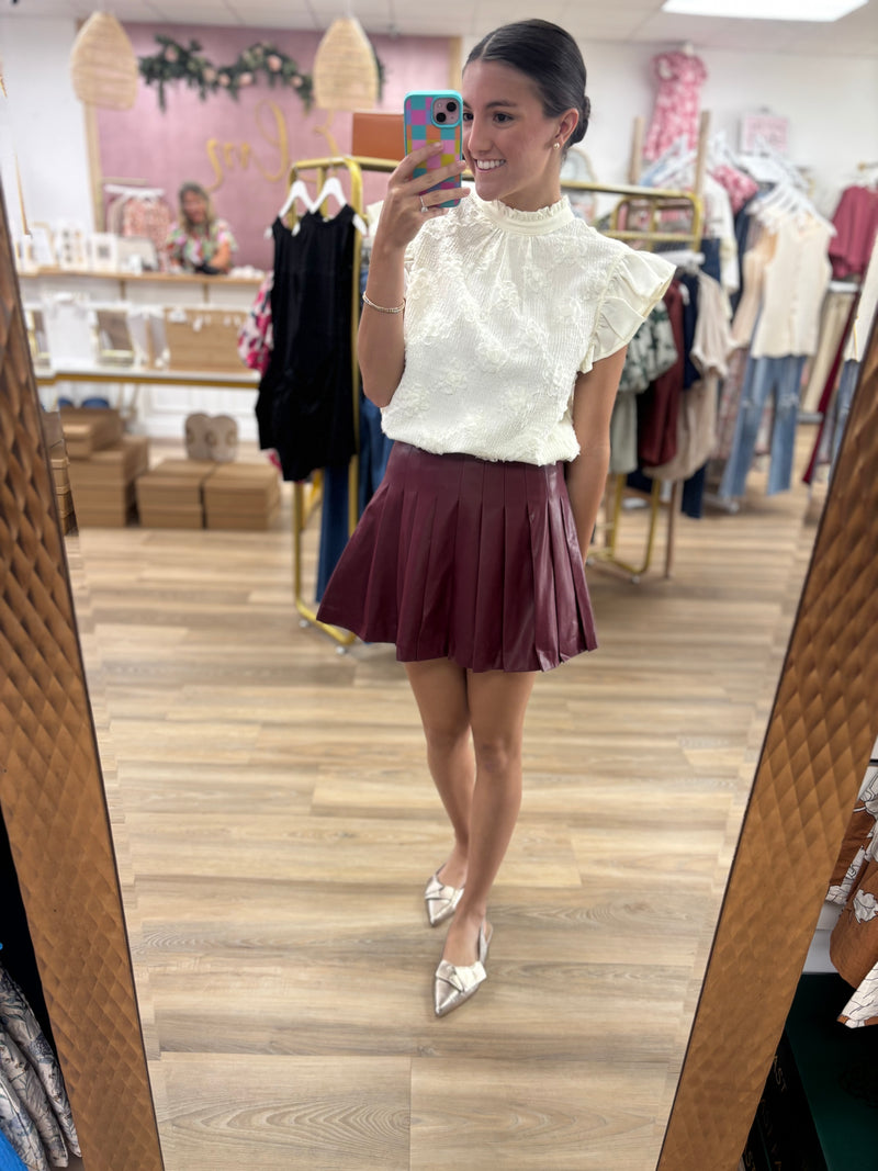 Ivory Lace Top