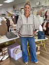 Mocha 3/4 Sleeve Top