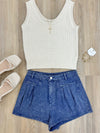 Cream Sleeveless Sweater