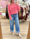 Cropped Pink Sweater
