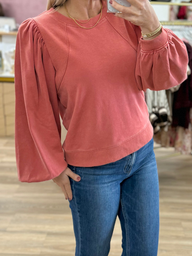 Brick Washed Sweatshirt