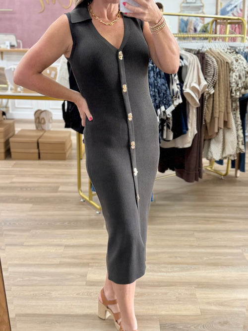 Sleeveless Midi Dress