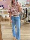 Ecru Floral Top