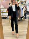 Black Knit Blazer