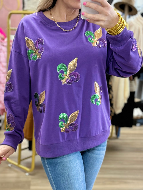 Fleur De Lis Pullover