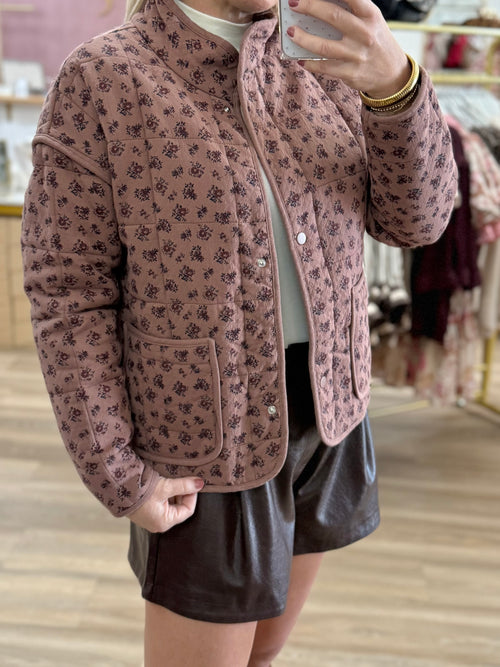 Floral Quilted Jacket