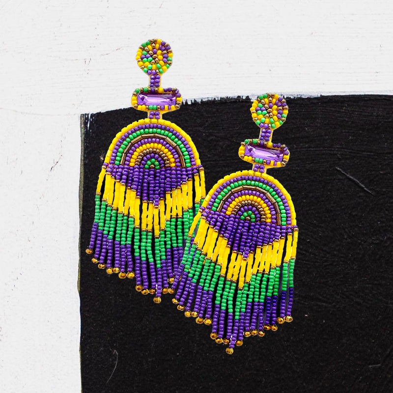 Mardi Gras Earrings