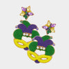 Mardi Gras Earrings