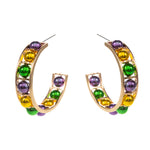 Mardi Gras Earrings