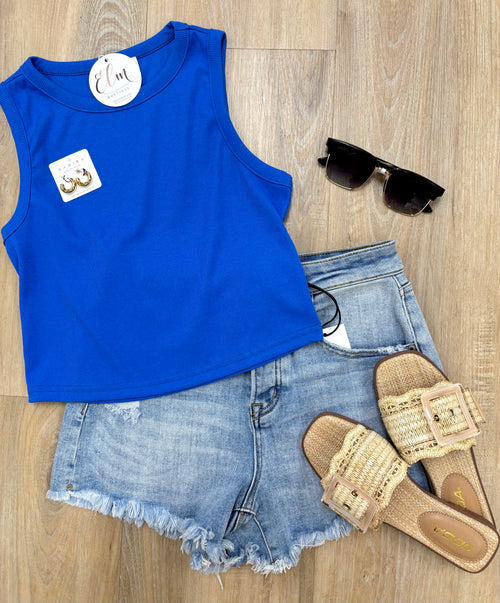 Sleeveless Crop Tank