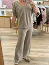 Sleeveless Sweater/Pant Set