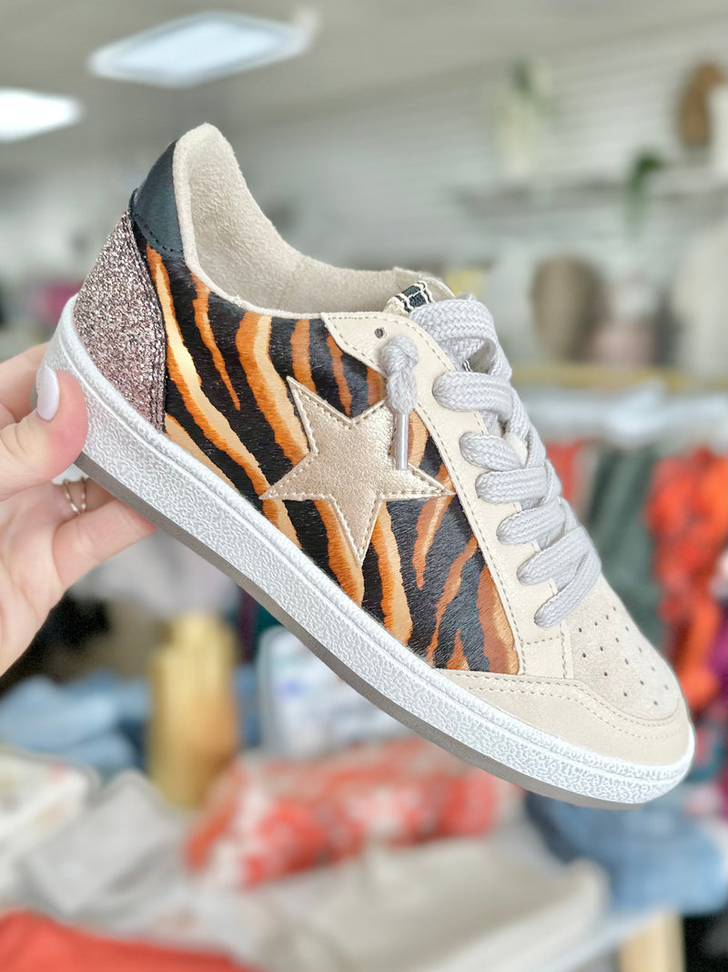 Tiger Print Sneaker