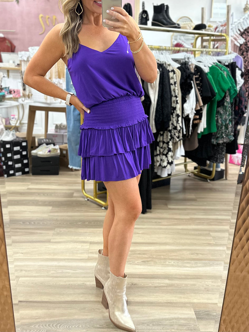 Purple Cami/Skirt Set