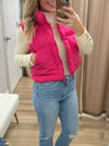 Cropped Puffer Vest