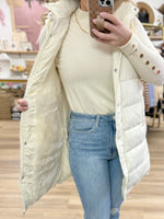 Cream Puffer Vest