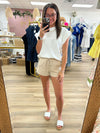 Linen Drawstring Shorts