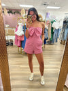 Red Gingham Romper