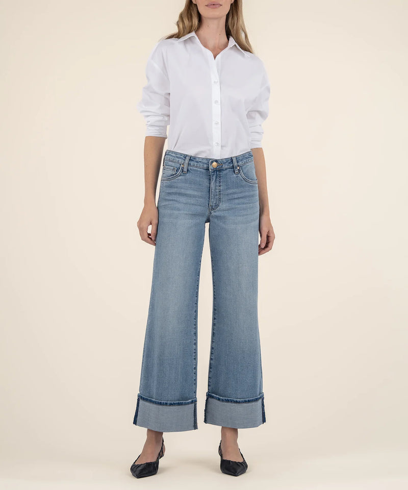 KUT Meg Wide Leg Denim