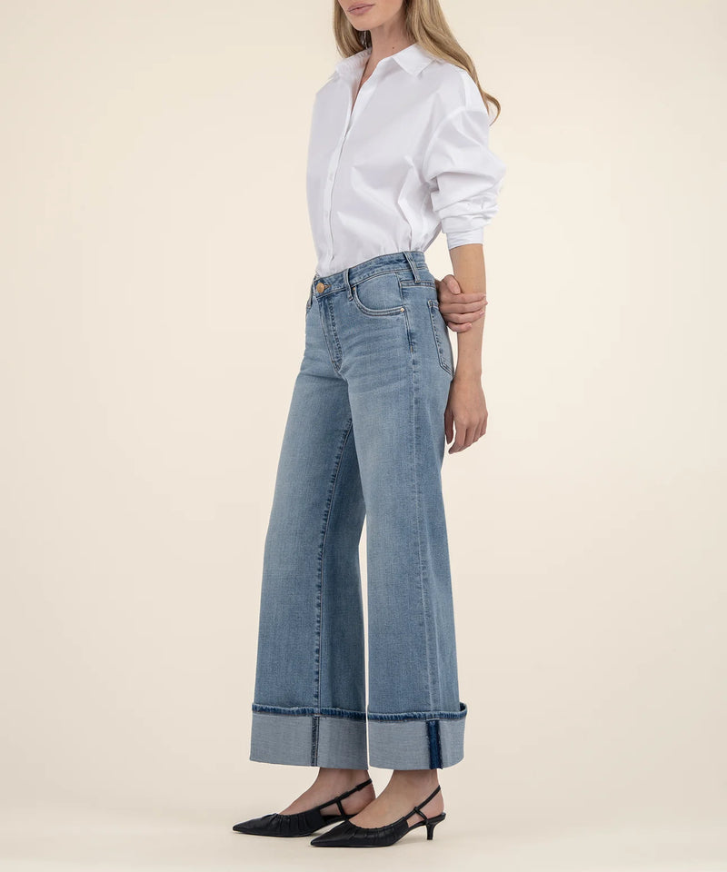 KUT Meg Wide Leg Denim