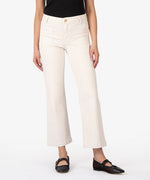 Kut- Ecru Crop Pant