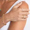 Jolene CZ Chain Ring
