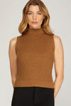 Mock Neck Sweater Top