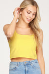 Yellow Crop Top