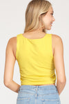 Yellow Crop Top