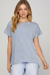 Blue Tunic Top