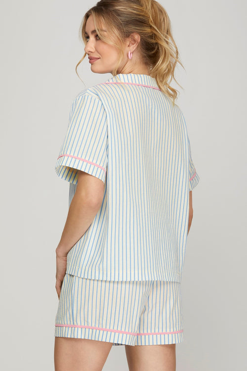 Stripe Pajama Set