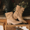 Caralia Taupe Bootie