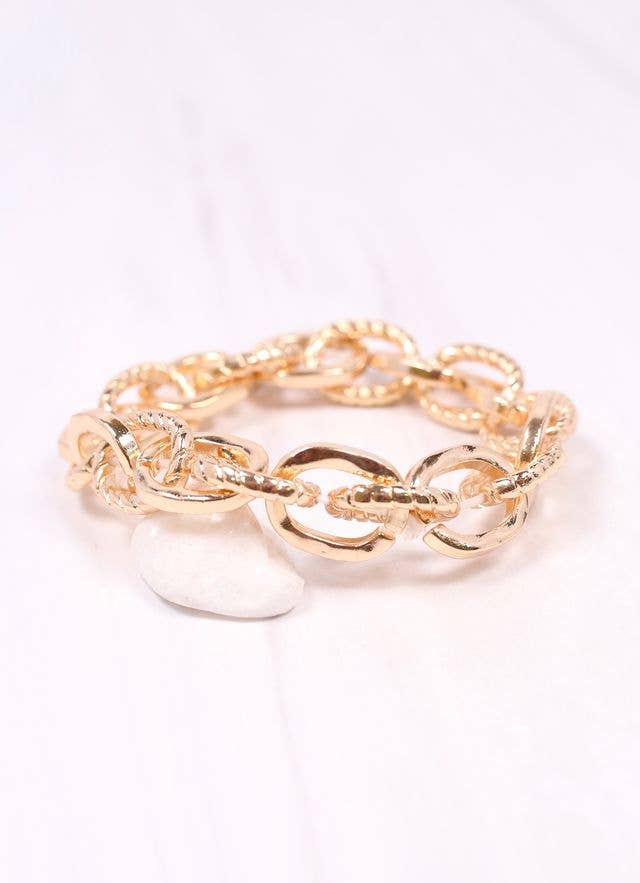 Mason Link Stretch Bracelet