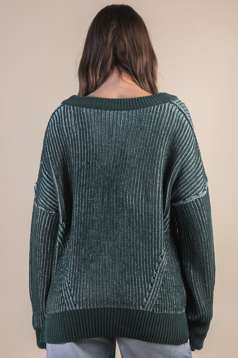 Forest Green Oversized Sweater