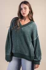 Forest Green Oversized Sweater