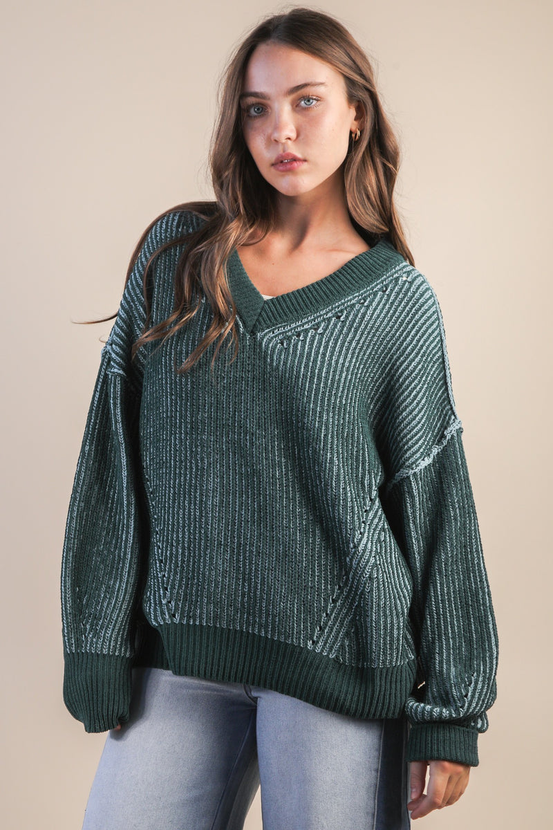 Forest Green Oversized Sweater