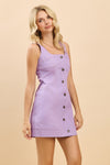 Lavender Denim Dress
